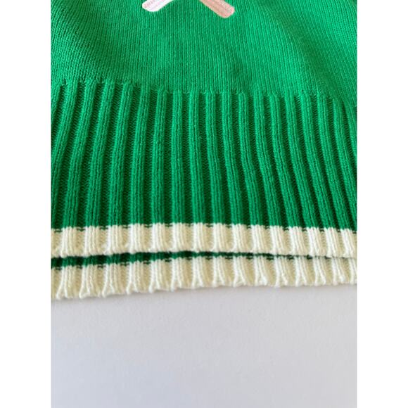 nwt Vintage Style Embroidered Racket Crewneck Sweater - Picture 4 of 8